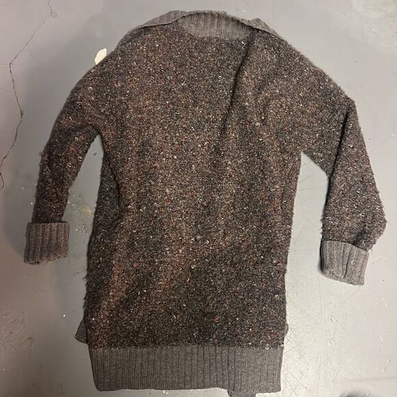 xs tahari knit open front cardigan - Picture 3 of 5